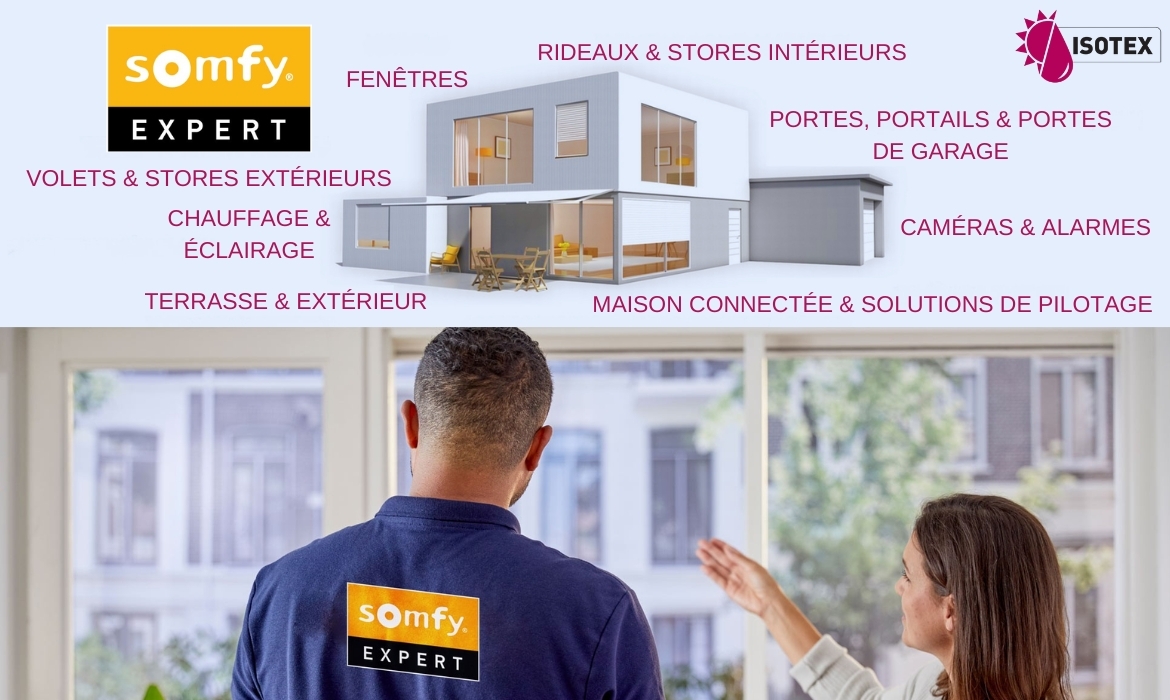 Installateur Expert Somfy : Volets, Portails, Stores et Sécurité Connectée