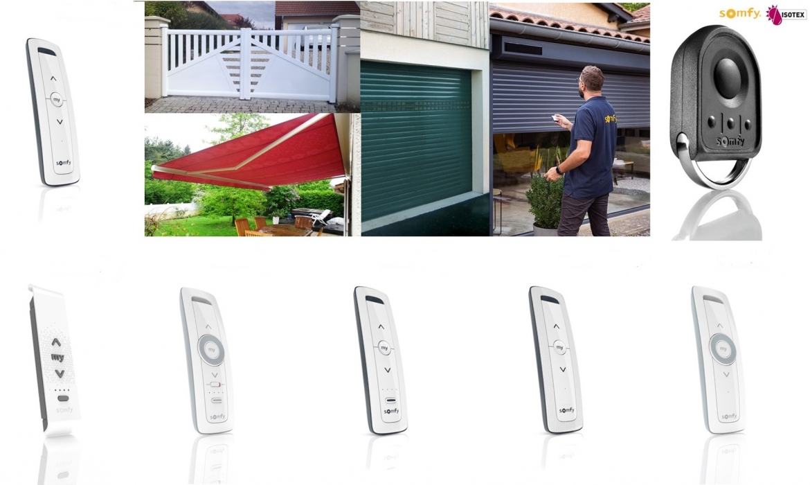 Télécommandes Somfy : Stores, Volets Roulants, Portails et Portes de Garage – Guide Complet