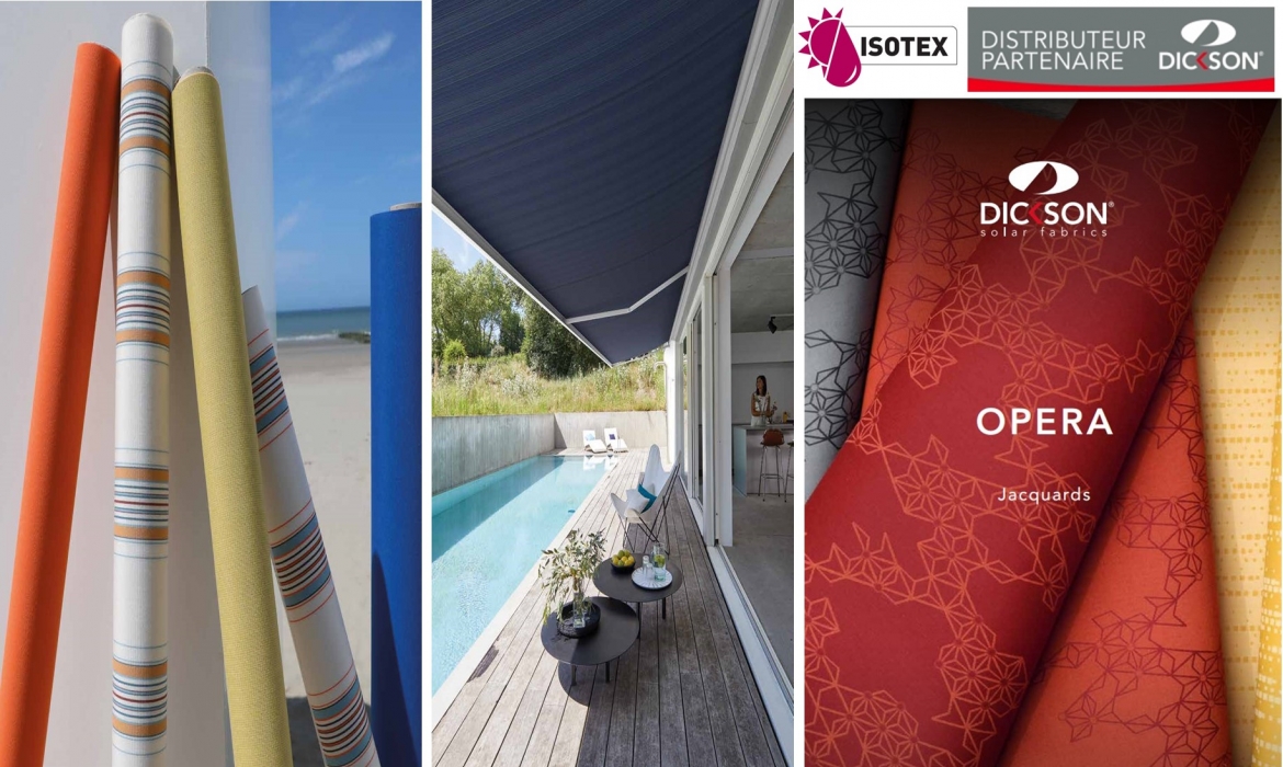 Dickson Opéra : Toile acrylique Jacquards pour store extérieur - Nuancier