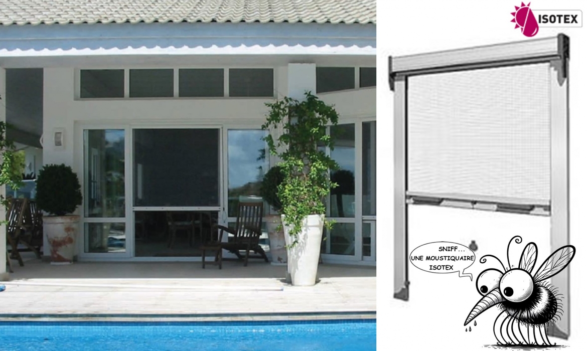 Moustiquaire Enroulable Verticale Isotex : Protection optimale sur mesure pour votre Confort
