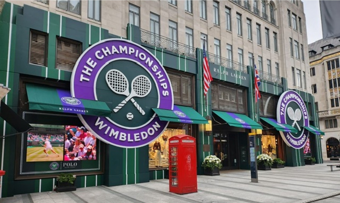 Le tournoi de Wimbledon, symbole d'élégance et de raffinement a choisi Dickson