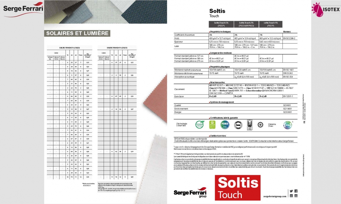 Serge Ferrari Soltis Touch : Un Store Intérieur pour un Confort et une Esthétique Inégalés