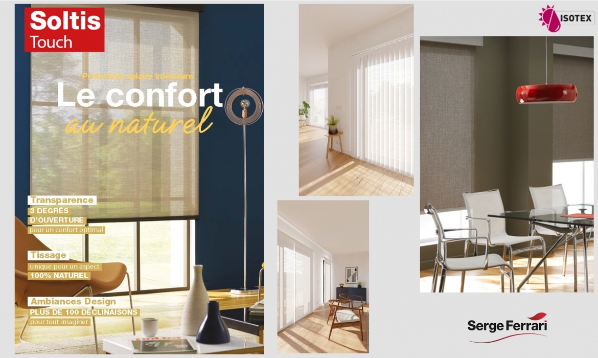 Serge Ferrari Soltis Touch : Un Store Intérieur pour un Confort et une Esthétique Inégalés