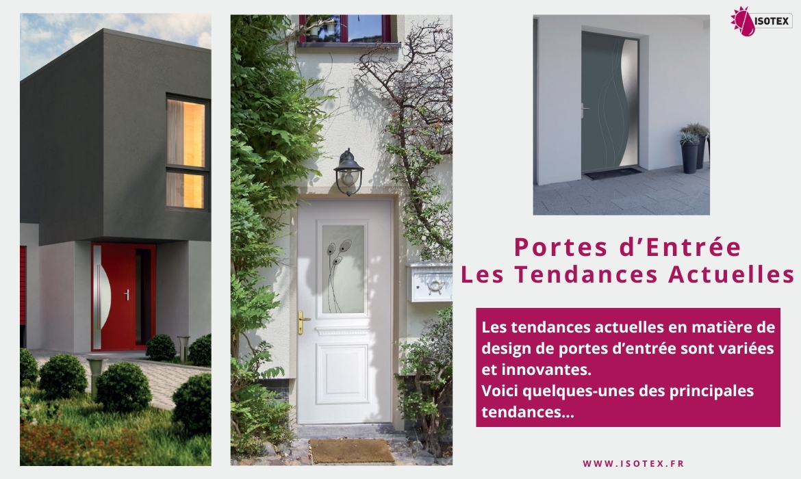 Tendances actuelles en matière de design de portes d’entrée