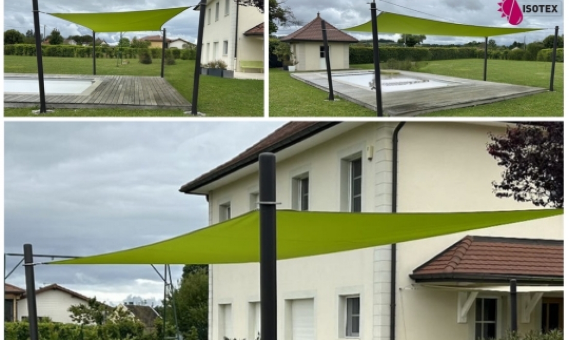 Ombre et design à L'Isle-d'Abeau : Votre voile sur mesure !