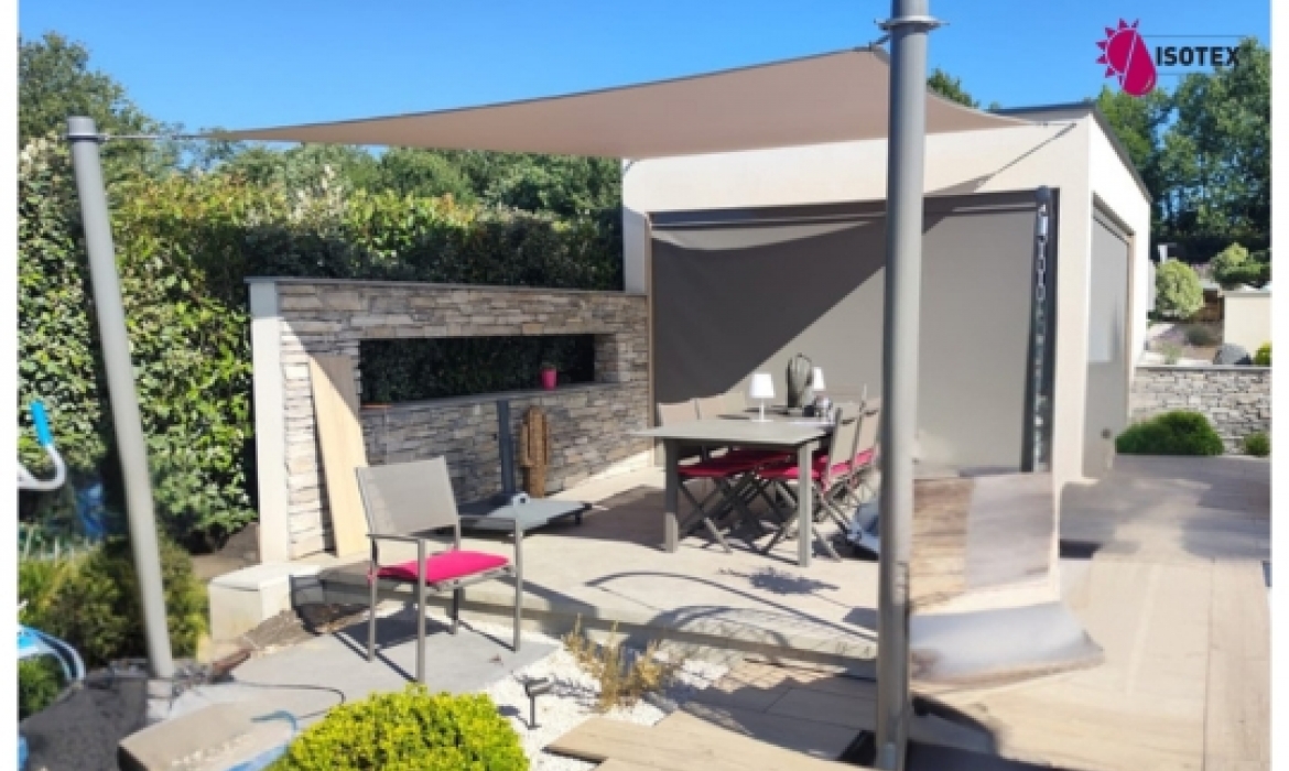 Installation d’une Voile d’Ombrage sur mesure en Nord Isère