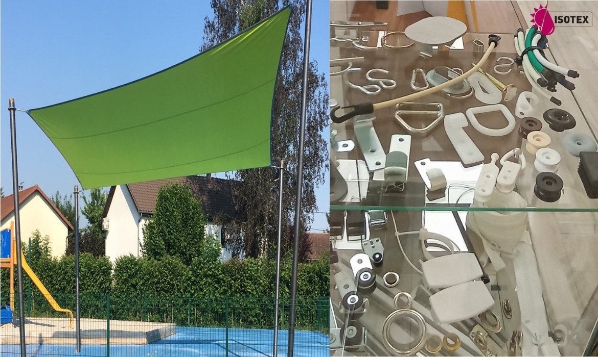 Accessoires et Accastillage pour Bâches et Voiles d’Ombrage : Réparation, Entretien et Modernisation sur Mesure – Isotex, Expert depuis 1988