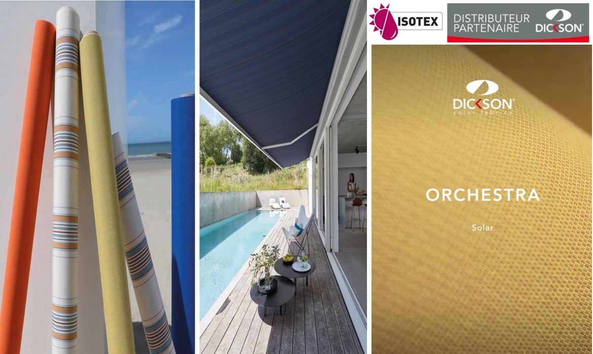 Dickson Orchestra Solar : Toile acrylique pour store extérieur - Nuancier