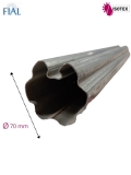 Manchon de tube enrouleur Ø 70 mm store Tahiti – Fidji – Lugano – Coloris : Naturel – Réf. FIAL : 00575