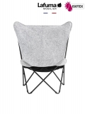 Fauteuil Lounge Lafuma Mobilier Sphinx Soft - Coloris Gris Plume/Noir