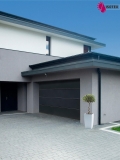 Porte de garage sectionnelle refoulement plafond