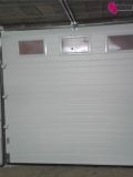 Porte de garage sectionnelle refoulement plafond