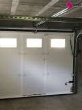 Porte de garage sectionnelle refoulement plafond