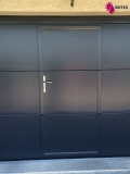 Porte de garage sectionnelle refoulement plafond