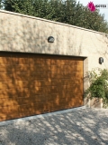 Porte de garage sectionnelle refoulement plafond