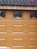 Porte de garage sectionnelle refoulement plafond