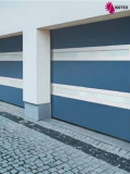Porte de garage sectionnelle refoulement plafond