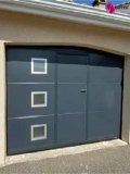 Porte de garage sectionnelle refoulement plafond