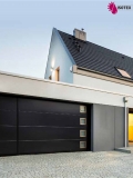 Porte de garage sectionnelle refoulement plafond