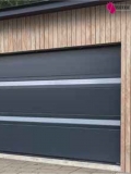 Porte de garage sectionnelle refoulement plafond