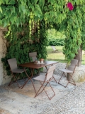 Chaise pliante Lafuma Mobilier Balcony II Natura Colorblock