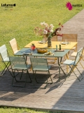 Table pliante Lafuma Mobilier Balcony II - 140 x 80 cm Natura Colorblock
