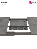 Table Repas extensible Lafuma Mobilier Oron 190 HPL  - 185/245 x 100 cm