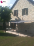 Voile d'ombrage Eliante Star Rectangle sur mesure