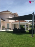 Voile d'ombrage Eliante Star Rectangle sur mesure