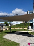 Voile d'ombrage Eliante Star Rectangle sur mesure