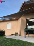 Voile d'ombrage Eliante Star Triangle sur mesure