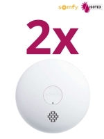 2x Détecteur de fumée connecté