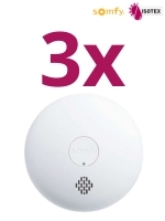 3x Détecteur de fumée connecté