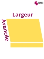Largeur 2.41 m x Avancée 2.00 m