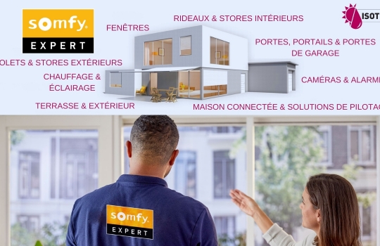 Installateur Expert Somfy : Volets, Portails, Stores et Sécurité Connectée