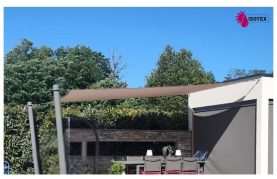 Installation d’une Voile d’Ombrage sur mesure en Nord Isère