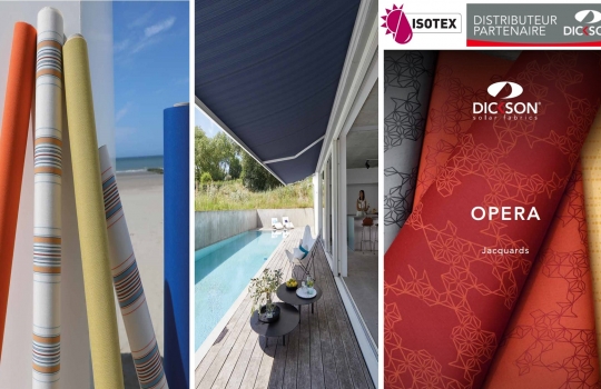 Dickson Opéra : Toile acrylique Jacquards pour store extérieur - Nuancier