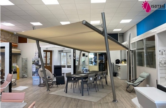 Pergola Toile Bambu sur mesure à Domarin en Isère