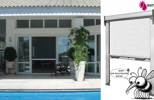 Moustiquaire Enroulable Verticale Isotex : Protection optimale sur mesure pour votre Confort