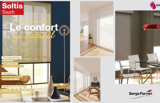 Serge Ferrari Soltis Touch : Un Store Intérieur pour un Confort et une Esthétique Inégalés