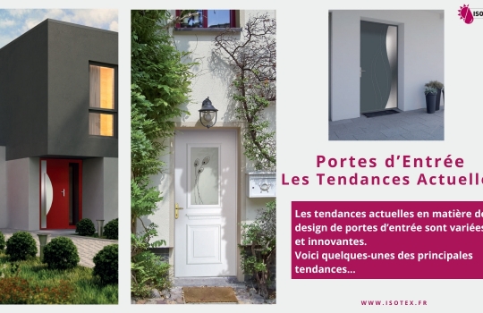Tendances actuelles en matière de design de portes d’entrée