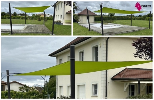 Ombre et design à L'Isle-d'Abeau : Votre voile sur mesure !