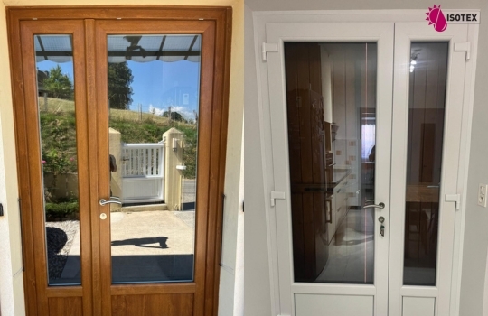 Réalisation sur mesure d’une porte d’entrée à L’Isle d’Abeau