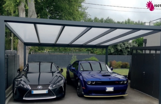 Carport Aluminium sur Mesure à Bourgoin Jallieu – Fabrication Française ISOTEX à Domarin, Votre Expert Local en Nord Isère