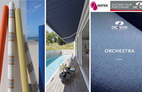Dickson Orchestra Polar : toile acrylique pour store extérieur - Nuancier