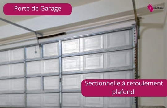 Porte de garage sectionnelle sur mesure à Saint-Jean-de-Bournay