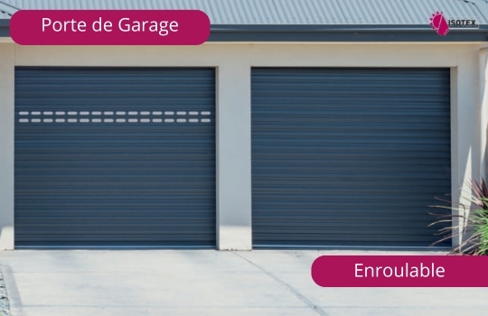Réalisation sur mesure d’une porte de garage enroulable à Pont de Beauvoisin