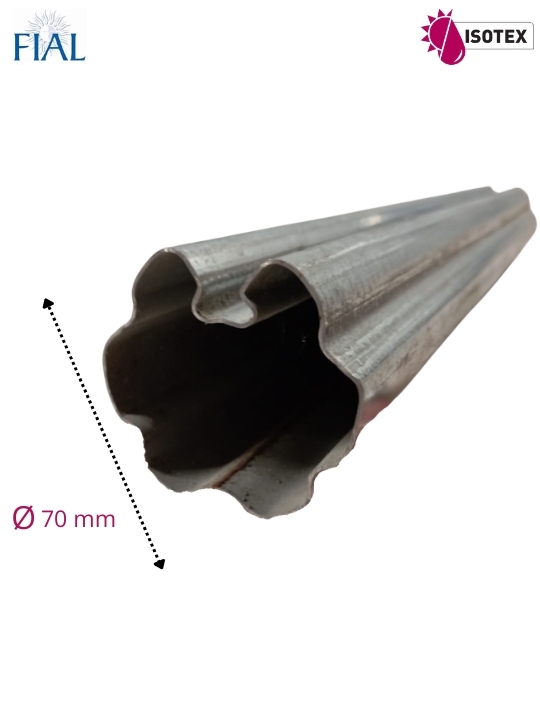 Manchon de tube enrouleur Ø 70 mm store Tahiti – Fidji – Lugano – Coloris : Naturel – Réf. FIAL : 00575