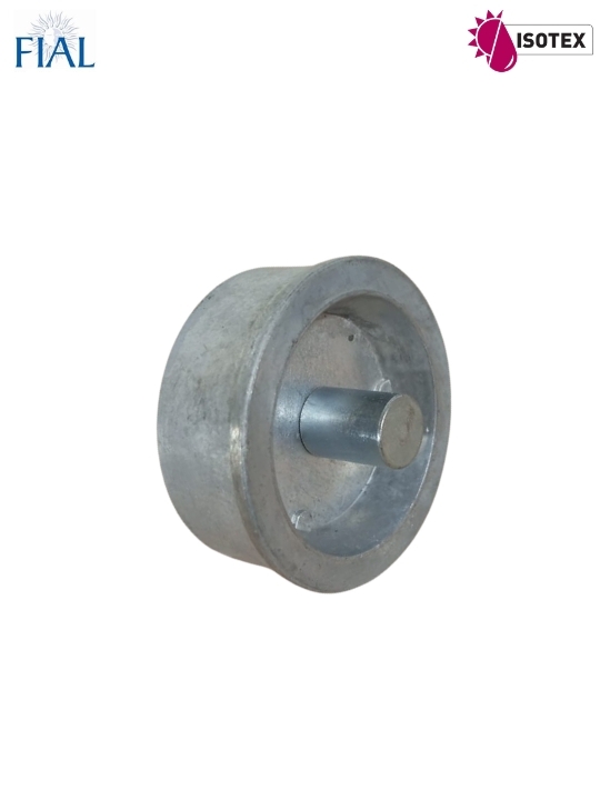 Embout tube enrouleur store Fidji Ø 50 mm axe Ø 15 mm – Coloris : Naturel – Réf. FIAL : 52795