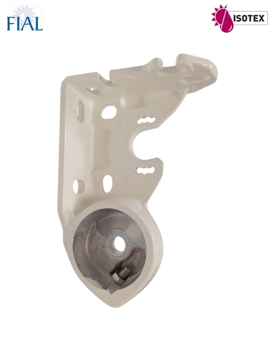 Console de support store Fidji Ø 70 mm – Coloris : Blanc RAL 9010 – La Paire – Réf. FIAL : 53243